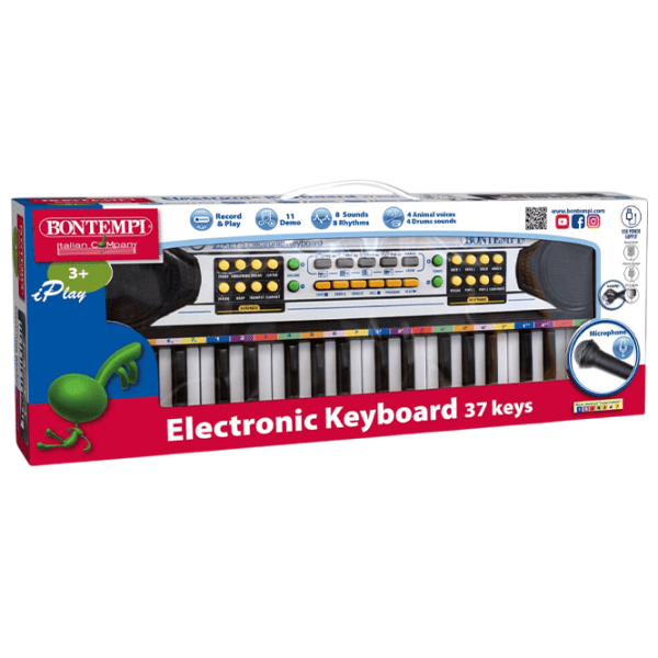 Синтезатор Bontempi 123730 3 года / Черный photo 3