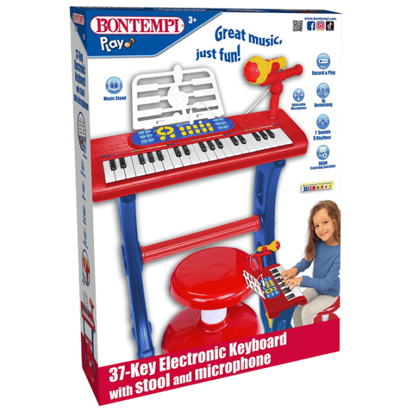 Sintetizator Bontempi 133720 3 ani / Red photo 2