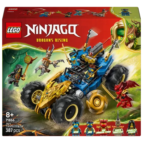 Конструктор LEGO Jay's Transforming Car Транспорт/ Синий photo 1