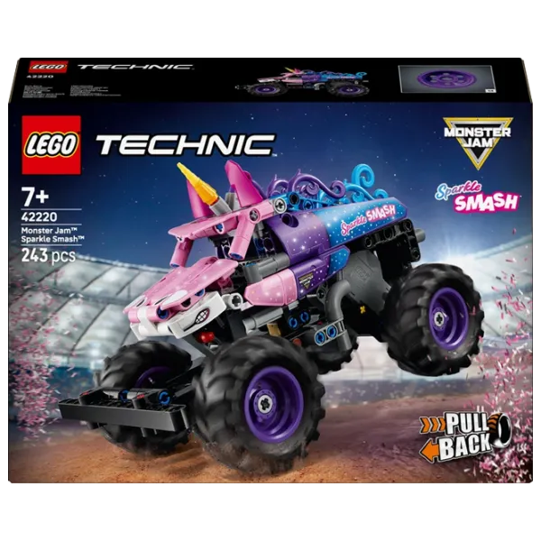 Constructor LEGO Monster Jam Sparkle Smash Transport/ Violet photo 1
