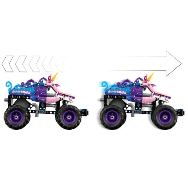 Constructor LEGO Monster Jam Sparkle Smash Transport/ Violet photo 4