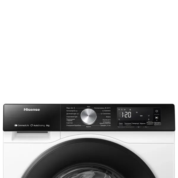 Стиральная машина Hisense WF3S8045BW3 8 кг / 1400 об/мин / Белый photo 4