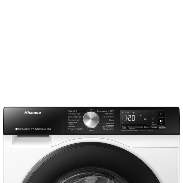 Стиральная машина Hisense WF3S8045BW3 8 кг / 1400 об/мин / Белый photo 4