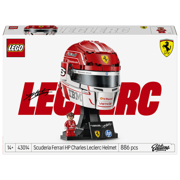 Constructor LEGO Scuderia Ferrari HP Charles Leclerc Helmet Clasic/ Red photo 1