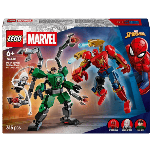 Constructor LEGO Mech Battle: Spider-Man vs Doc Ock Figuri/ Red photo 1