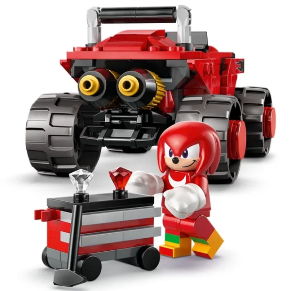 Constructor LEGO Silver's Car vs. Knuckles' Monster Truck Mașină/ Multicolor photo 3