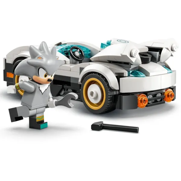 Constructor LEGO Silver's Car vs. Knuckles' Monster Truck Mașină/ Multicolor photo 5