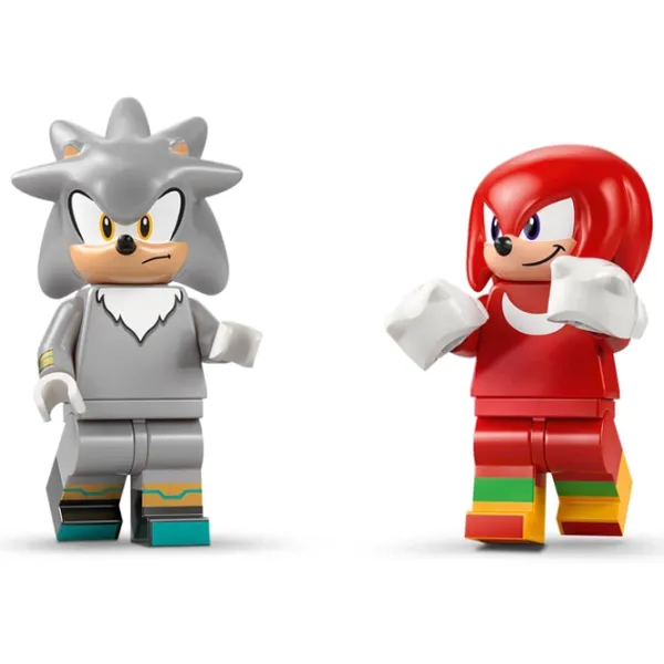 Constructor LEGO Silver's Car vs. Knuckles' Monster Truck Mașină/ Multicolor photo 6