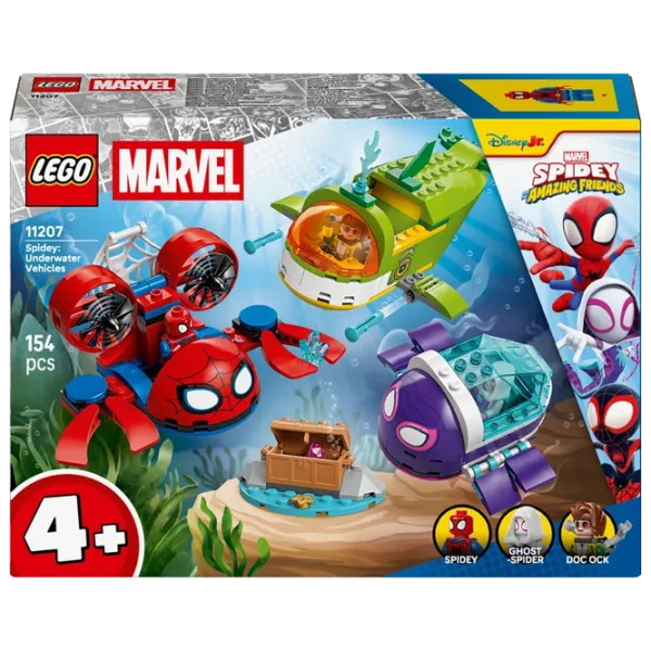 Constructor LEGO Spidey: Underwater Vehicles Clasic/ Red photo 1