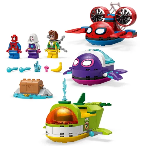 Constructor LEGO Spidey: Underwater Vehicles Clasic/ Red photo 4