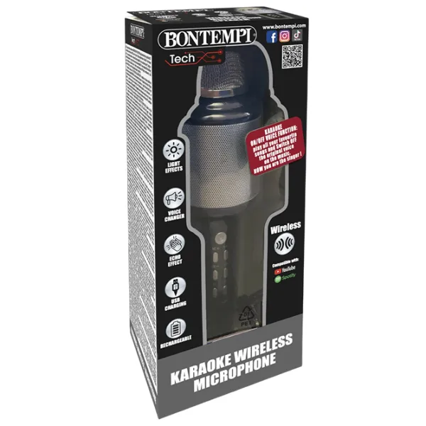 Микрофон Bontempi 485010 3 года / Черный photo 2