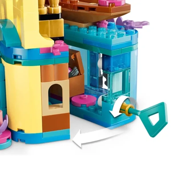 Constructor LEGO Ariel's Magical Mini Palace Scenă din film/ Blue photo 6