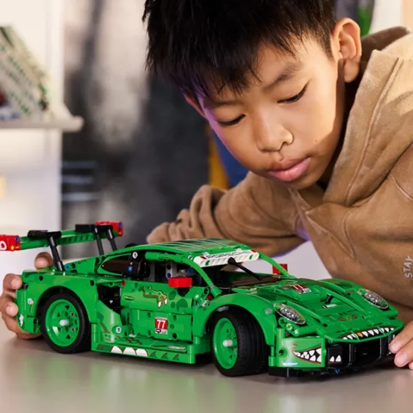 Constructor LEGO Porsche 911 GT3 R REXY AO Racing Mașină/ Green photo 6