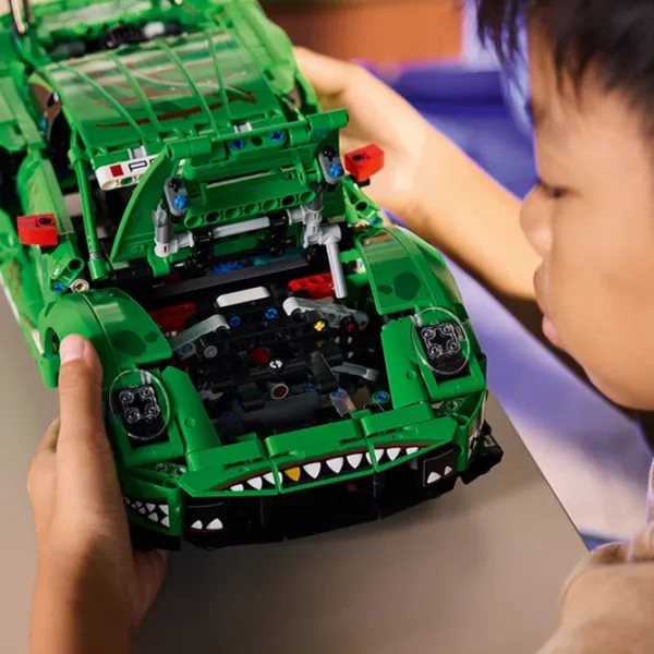Constructor LEGO Porsche 911 GT3 R REXY AO Racing Mașină/ Green photo 8
