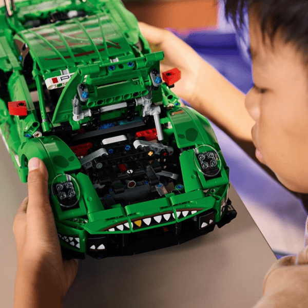 Constructor LEGO Porsche 911 GT3 R REXY AO Racing Mașină/ Green photo 8