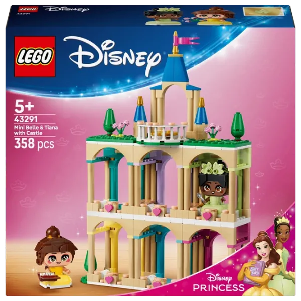 Constructor LEGO Mini Belle & Tiana with Castle Lacăt/ Beige photo 1