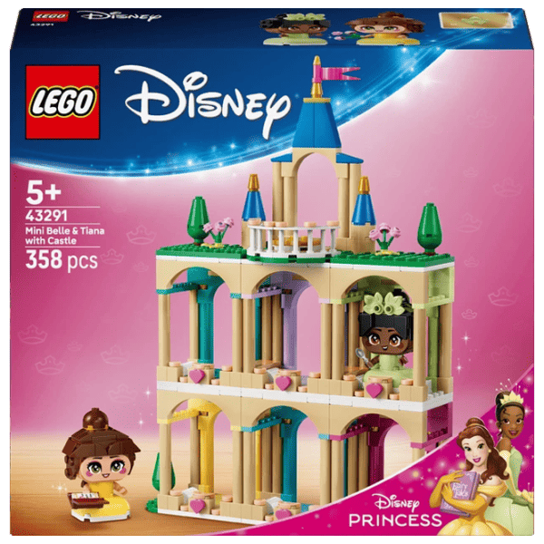 Constructor LEGO Mini Belle & Tiana with Castle Lacăt/ Beige photo 1