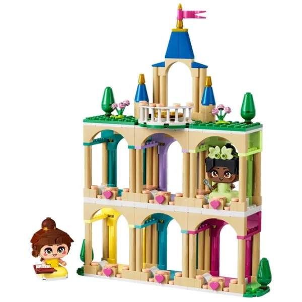 Constructor LEGO Mini Belle & Tiana with Castle Lacăt/ Beige photo 2