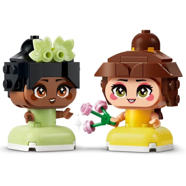 Constructor LEGO Mini Belle & Tiana with Castle Lacăt/ Beige photo 4