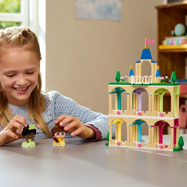 Constructor LEGO Mini Belle & Tiana with Castle Lacăt/ Beige photo 5