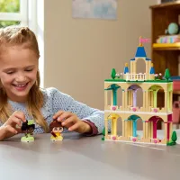Constructor LEGO Mini Belle & Tiana with Castle Lacăt/ Beige photo 5