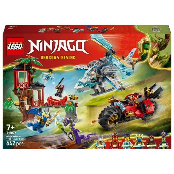 Constructor LEGO Ninja Vehicle Tree House Battle Clasic/ Red photo 1