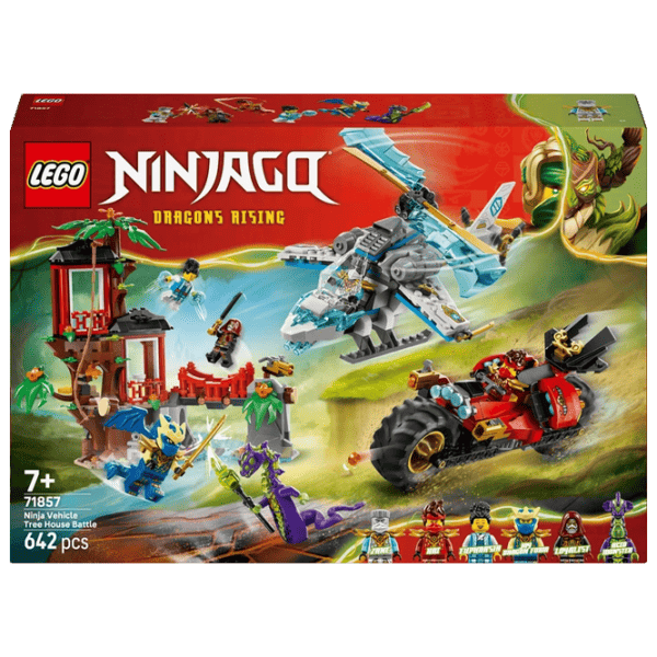 Constructor LEGO Ninja Vehicle Tree House Battle Clasic/ Red photo 1