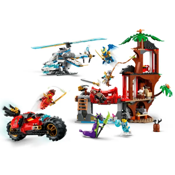 Constructor LEGO Ninja Vehicle Tree House Battle Clasic/ Red photo 2