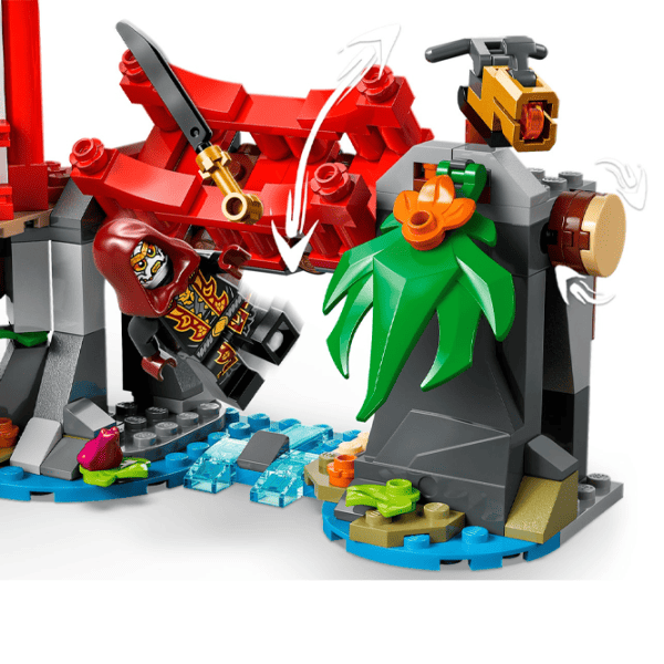 Constructor LEGO Ninja Vehicle Tree House Battle Clasic/ Red photo 4