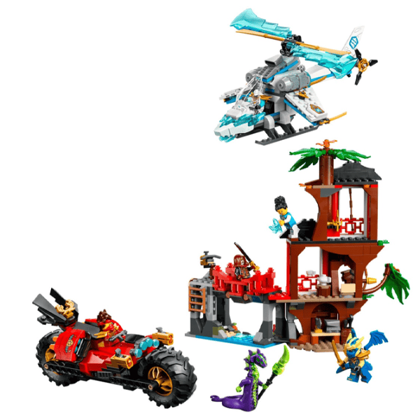 Constructor LEGO Ninja Vehicle Tree House Battle Clasic/ Red photo 5