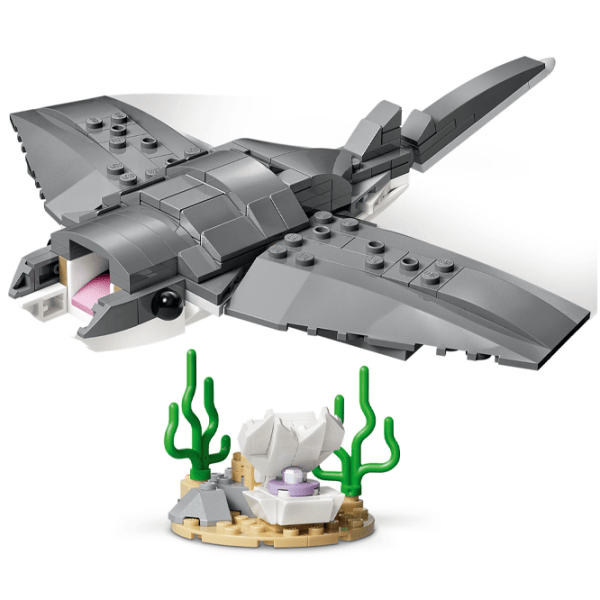 Конструктор LEGO Fierce Shark With A Treasure Chest Животные/ Серый photo 4