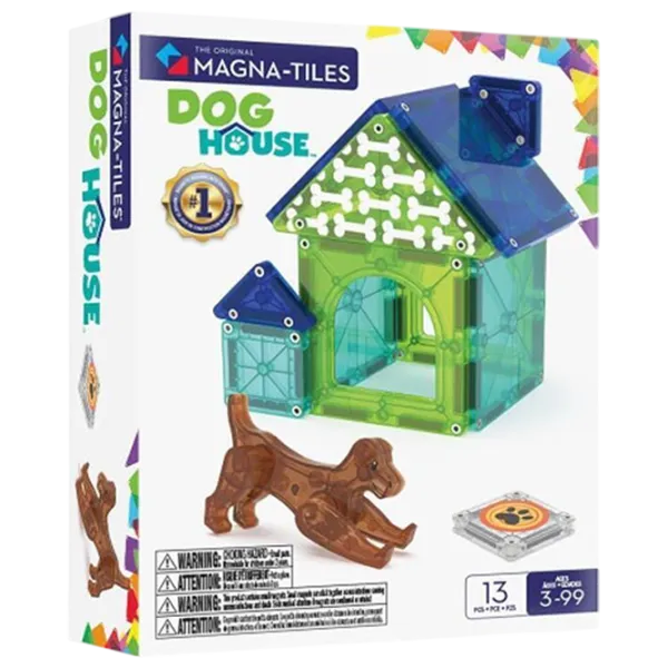 Constructor Magna-Tiles Dog House Animale/ Green photo 1