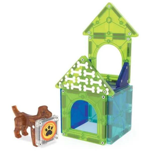 Constructor Magna-Tiles Dog House Animale/ Green photo 3