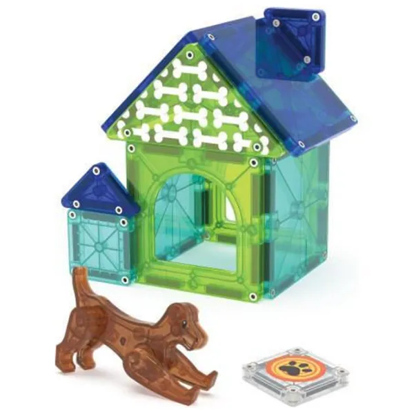 Constructor Magna-Tiles Dog House Animale/ Green photo 5