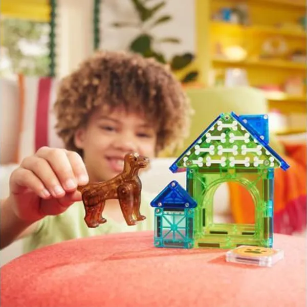 Constructor Magna-Tiles Dog House Animale/ Green photo 6