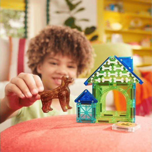 Constructor Magna-Tiles Dog House Animale/ Green photo 6