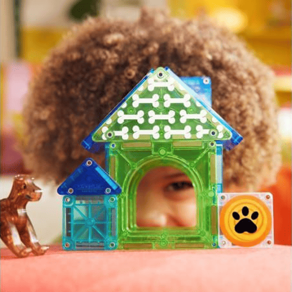 Constructor Magna-Tiles Dog House Animale/ Green photo 7