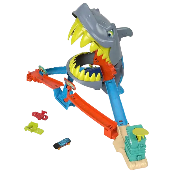 Авто-треки Mattel Shark Chomp Beach JHL96  / / Разноцветный Серый photo 1