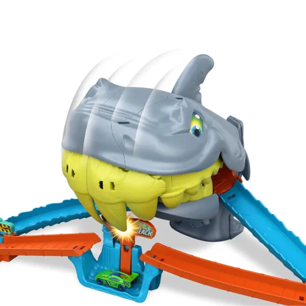 Авто-треки Mattel Shark Chomp Beach JHL96  / / Разноцветный Серый photo 2