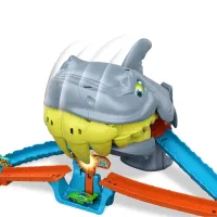 Pistă auto Mattel Shark Chomp Beach JHL96 / / Multicolor Gray photo 2