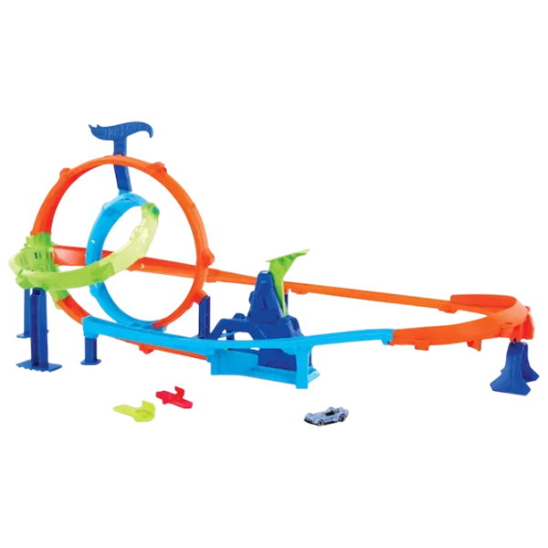 Авто-треки Mattel Rapid Launch Cyclone JHK73  / / Черный Оранжевый photo 1
