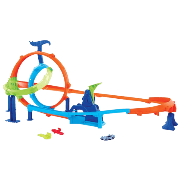 Авто-треки Mattel Rapid Launch Cyclone JHK73  / / Черный Оранжевый photo 1