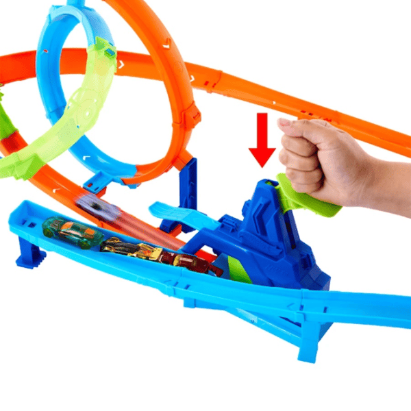Авто-треки Mattel Rapid Launch Cyclone JHK73  / / Черный Оранжевый photo 2