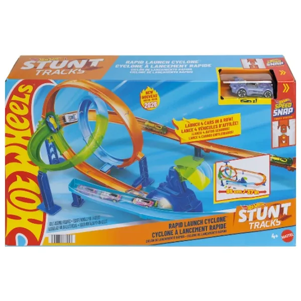 Авто-треки Mattel Rapid Launch Cyclone JHK73  / / Черный Оранжевый photo 5