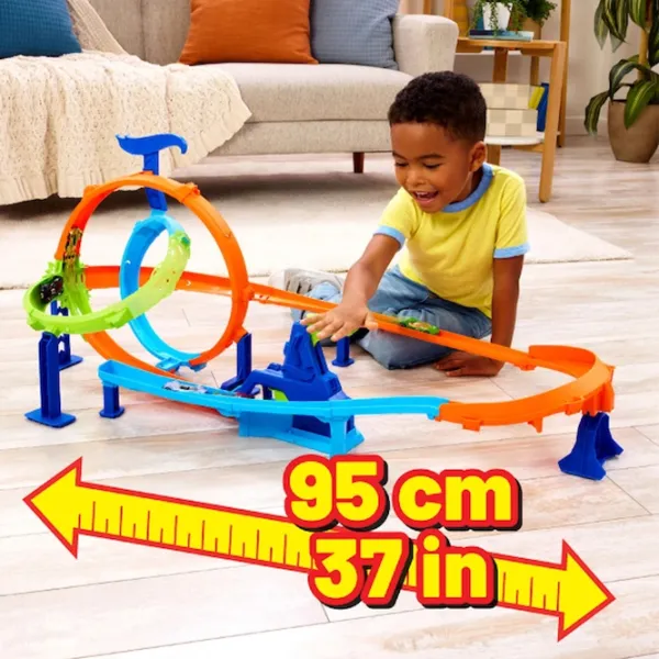 Авто-треки Mattel Rapid Launch Cyclone JHK73  / / Черный Оранжевый photo 6