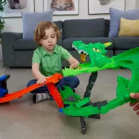 Pistă auto Mattel Monster Trucks JFR06 / / Multicolor Green photo 5
