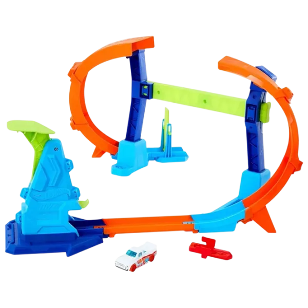 Авто-треки Mattel Corkscrew Jump Champion JLM91  / / Разноцветный Оранжевый photo 1