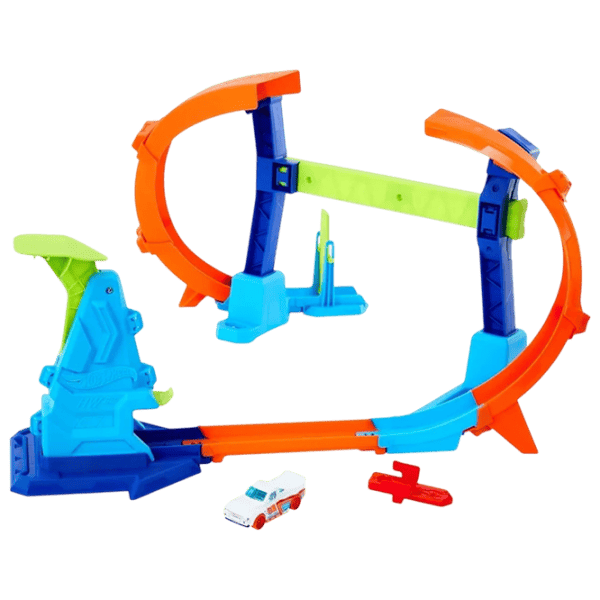 Авто-треки Mattel Corkscrew Jump Champion JLM91  / / Разноцветный Оранжевый photo 1
