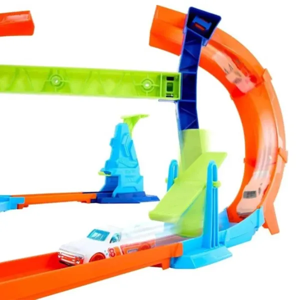 Авто-треки Mattel Corkscrew Jump Champion JLM91  / / Разноцветный Оранжевый photo 2