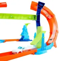 Pistă auto Mattel Corkscrew Jump Champion JLM91 / / Multicolor Orange photo 2